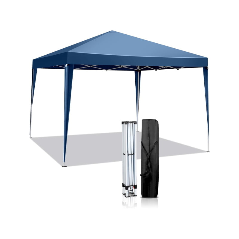 3M X 3M Pop-Up Canopy Tent, Blue - Portable Shelter with Carry Bag for Events, Parties, BBQs, Camping